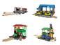 Ensembles de trains en bois et accessoires pour enfants