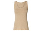 Un débardeur beige pour femme.