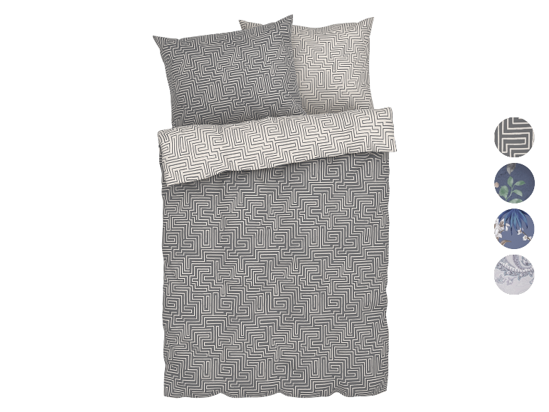 Parure de lit en satin microfibre, 240 x 220 cm