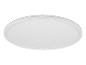 Plafonnier LED rond blanc au design minimaliste
