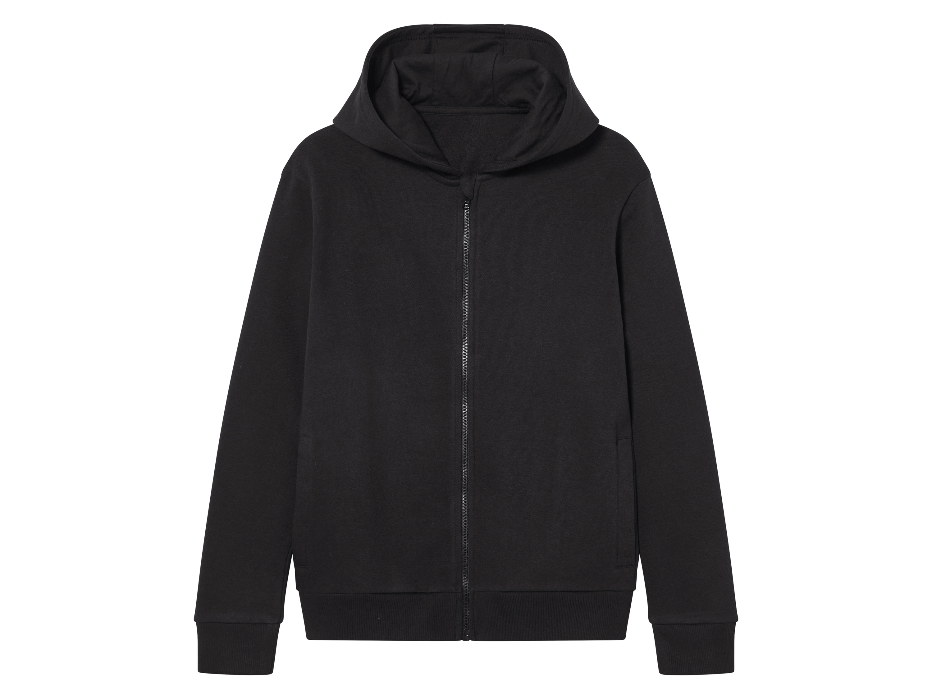 pepperts!® Sweat zippé molletonné garçon (134/140, noir)