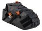 Sac de selle de vélo Crivit noir avec sangles.