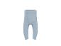 Legging côtelé bleu clair pour bébé