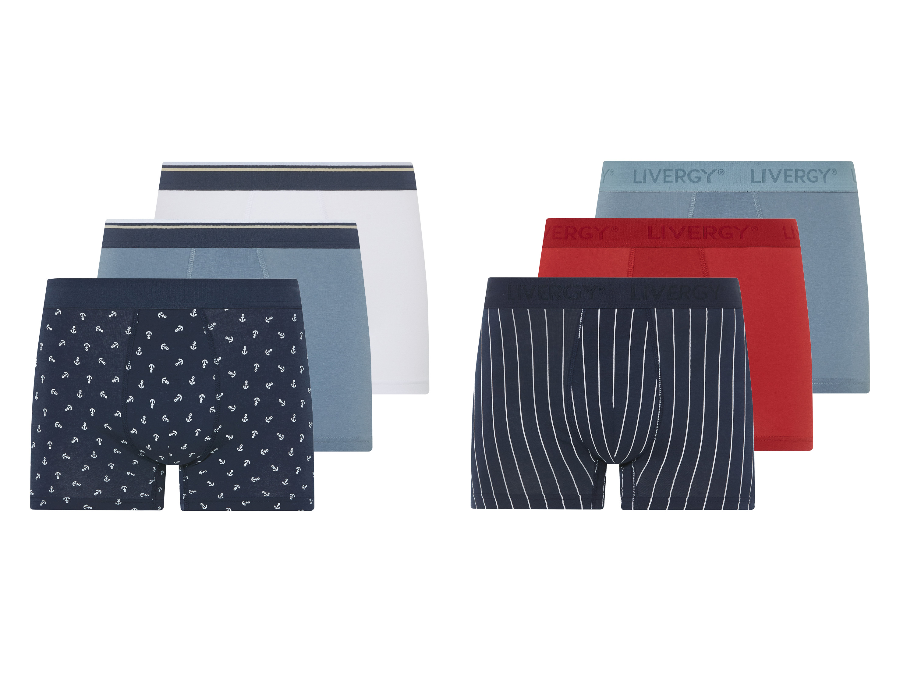 LIVERGY® Lot de 3 caleçons Homme