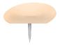 Lampe de jardin solaire en forme de pierre, beige