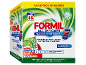 Capsules de lessive en pack économique de 96 lavages, mettant en avant le nettoyage en profondeur et le détachage.