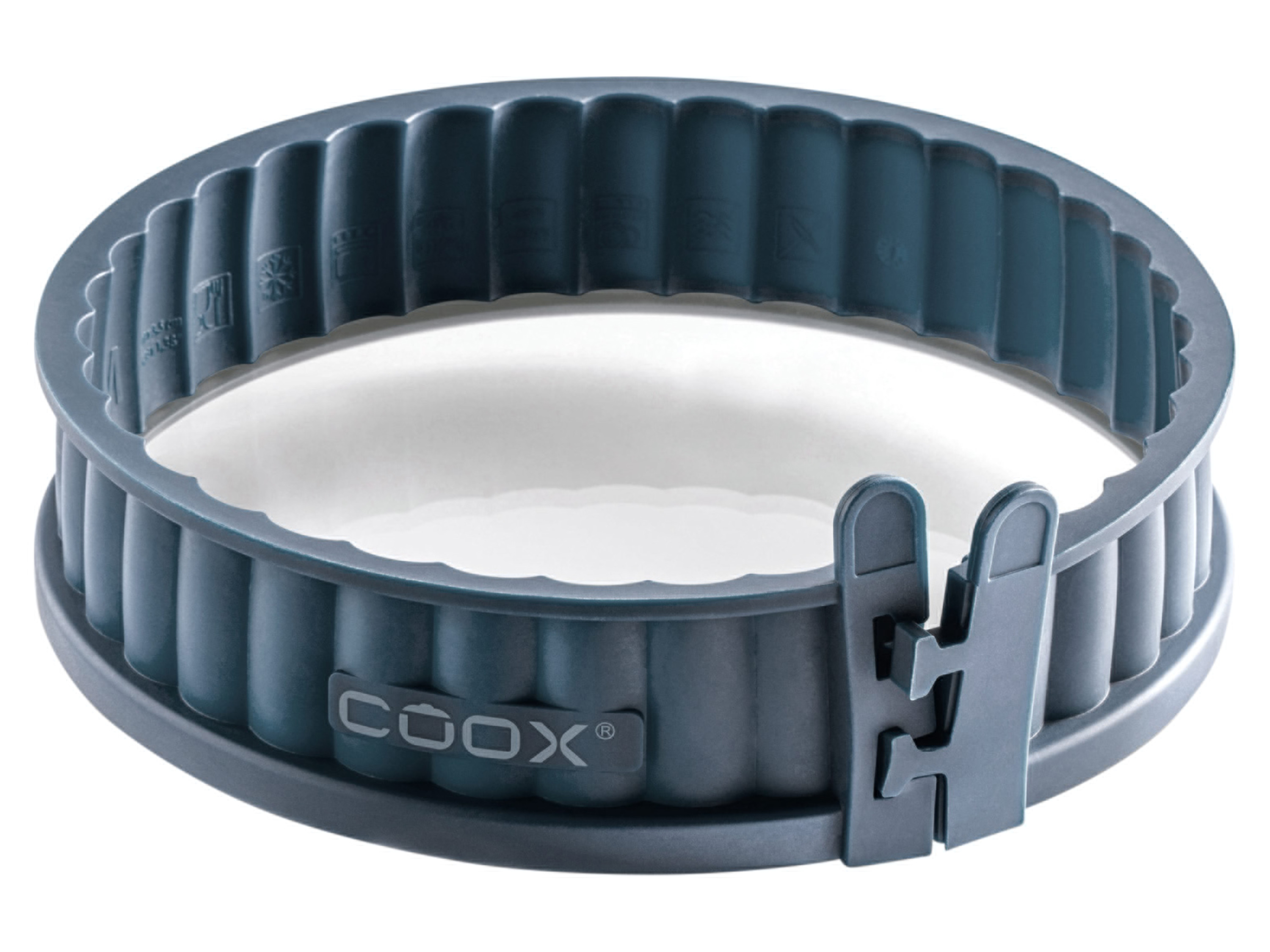 Coox Moule à tarte, 18 cm (gris bleu)