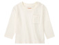 Un t-shirt blanc à manches longues avec une poche de la marque Junib