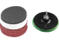 Disques abrasifs de différents grains avec un plateau de ponçage, 115 mm PD 06/2026.