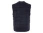 Un gilet matelassé sans manches de couleur bleu foncé
