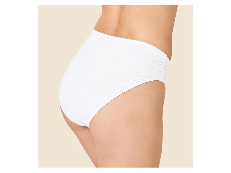 Culotte côtelée blanche pour femme, vue de dos