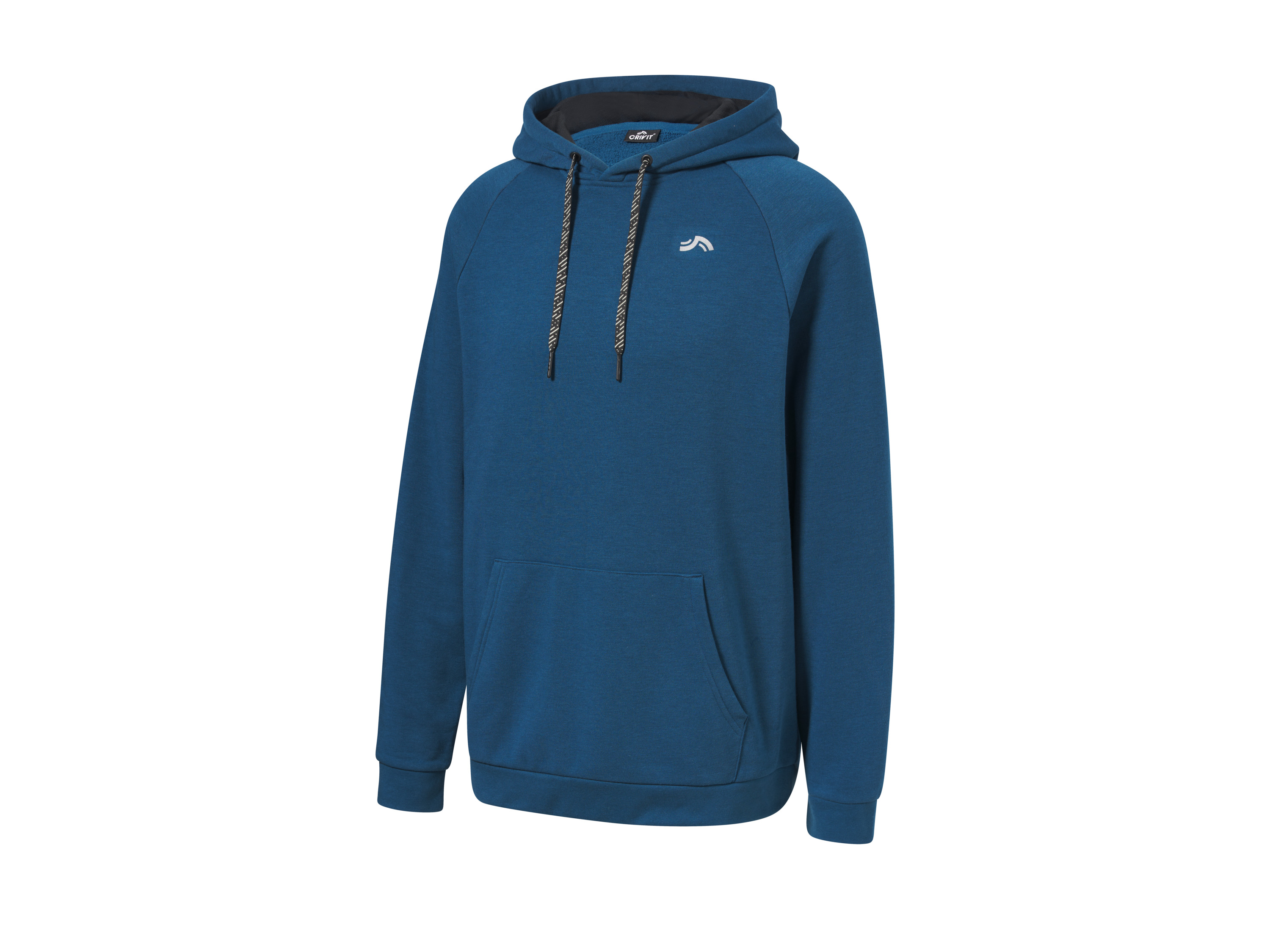 CRIVIT Sweat molletonné thermique homme (M, bleu pétrole)