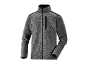Veste polaire grise pour homme avec fermeture éclair intégrale