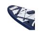 Gros plan sur le stand up paddle HOME DELUXE Moana bleu et blanc.