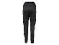 Pantalon de sport noir pour femme avec taille élastique et logo sur la jambe.