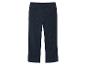 Pantalon bleu foncé avec cordon de serrage.