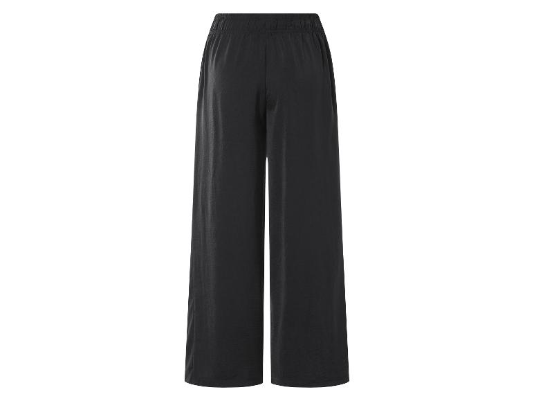Pantalon large noir pour femme.