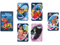 Jeu de cartes sur le thème de Lilo & Stitch avec des personnages du film.