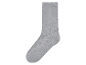 Chaussette grise en coton.