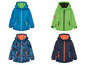 Quatre vestes softshell pour enfants avec capuche