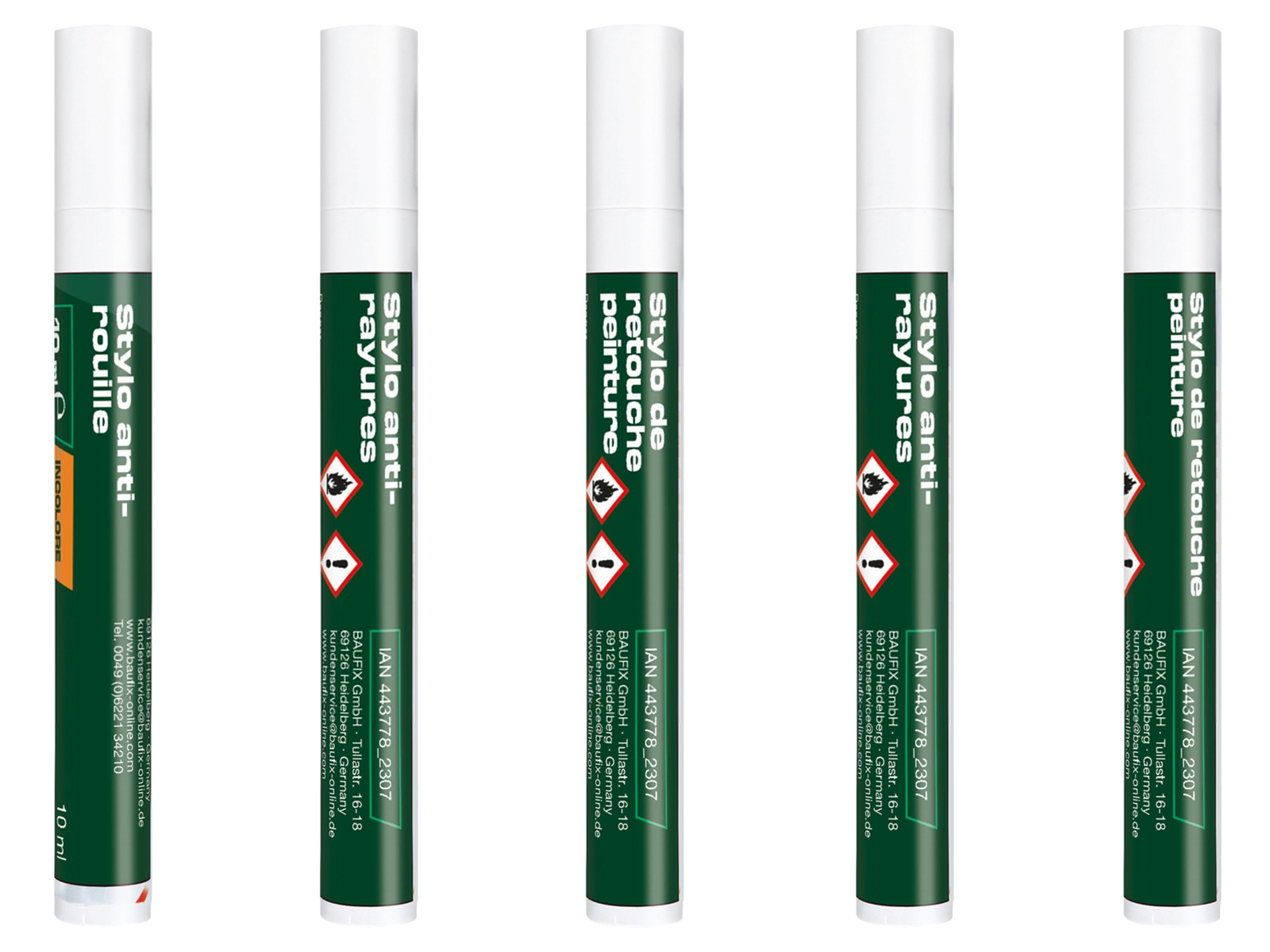 PARKSIDE® Stylo pour retoucher la peinture ou Convertisseur de rouille / Stylo pour enlever les rayures