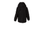 Veste noire à capuche pour enfant.