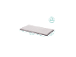 Matelas gris clair de 120 cm x 60 cm avec une épaisseur de 4 cm.