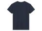 T-shirt bleu marine uni, vue arrière.