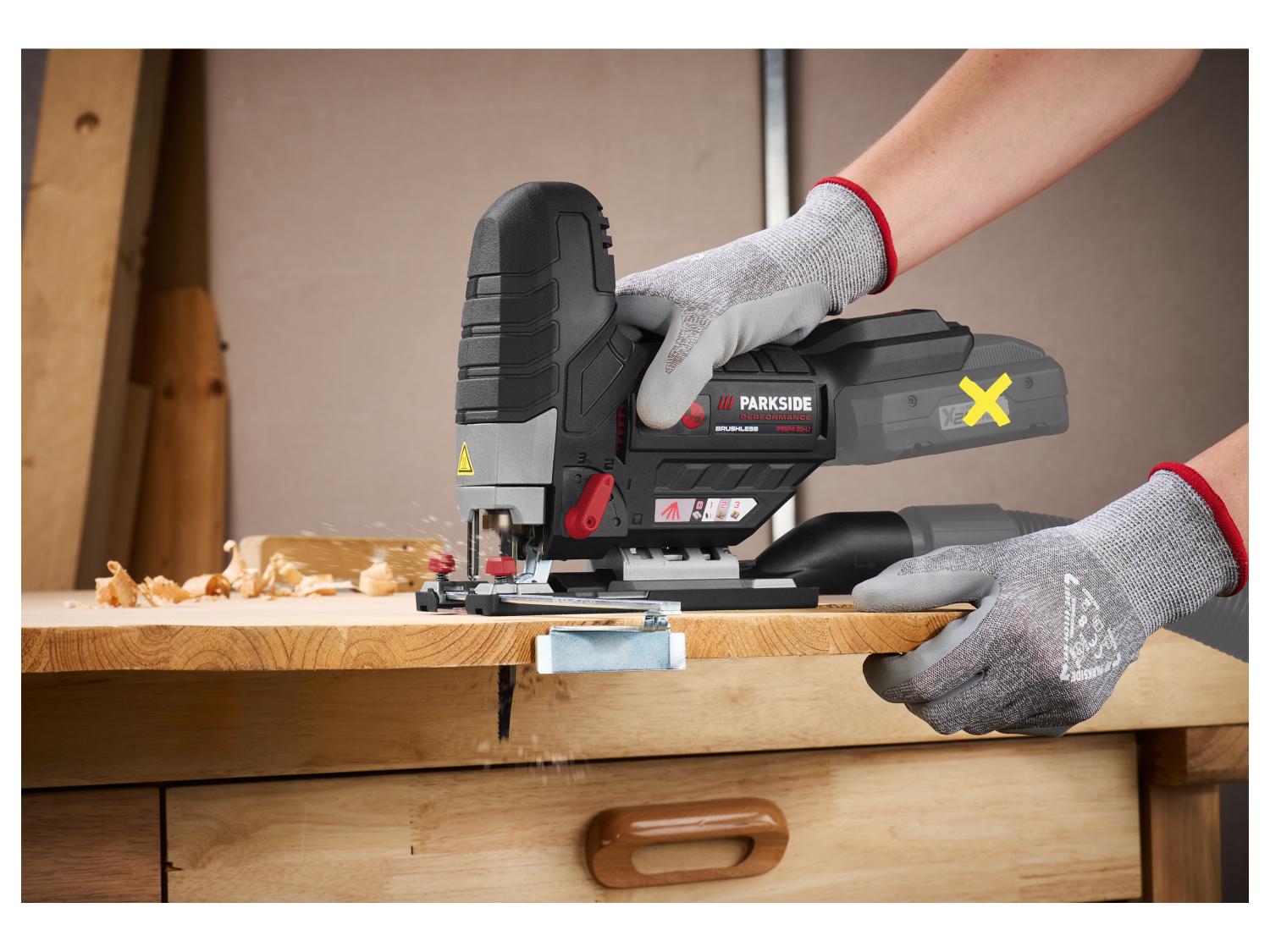 Scie sauteuse 20 V PSSPA20 avec batterie 4 Ah et charg