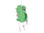 Piñata dinosaure verte pour fêtes enfantines.
