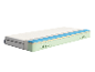 Un matelas Emma avec une coupe transversale montrant ses différentes couches.