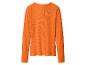 Haut côtelé orange à manches longues