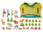 Jeu de laçage en bois sur le thème du safari et des animaux