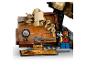 Ensemble LEGO Jurassic World avec figurine et fossiles de Triceratops.