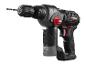 Perforateur sans fil Parkside Performance noir avec accents rouges et foret.