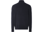 Pull col montant homme bleu marine, vue de dos