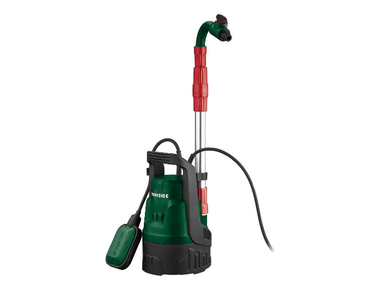 Pompe submersible avec tube télescopique réglable et interrupteur à flotteur