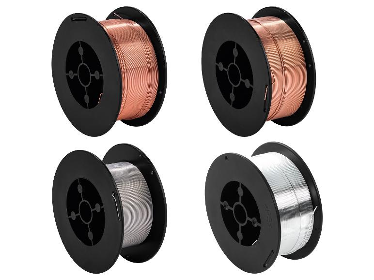 Bobines de fil de soudure : cuivre, aluminium.
