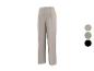 Pantalon femme beige clair avec options de couleur : beige, vert et noir.
