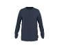 T-shirt Henley à manches longues bleu foncé pour homme