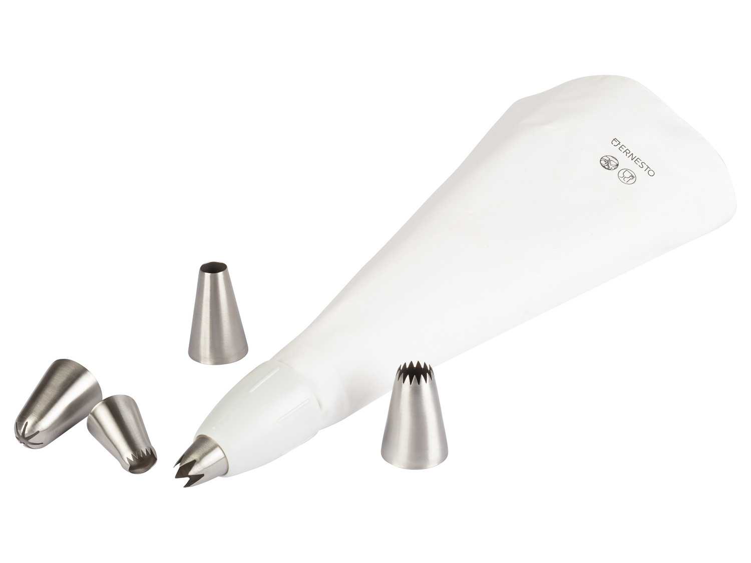 Poche à Douille,Racloir à Fondant En Métal Outils De Pâtisserie Glaçage