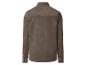 Chemise homme marron en velours côtelé à manches longues, vue de dos
