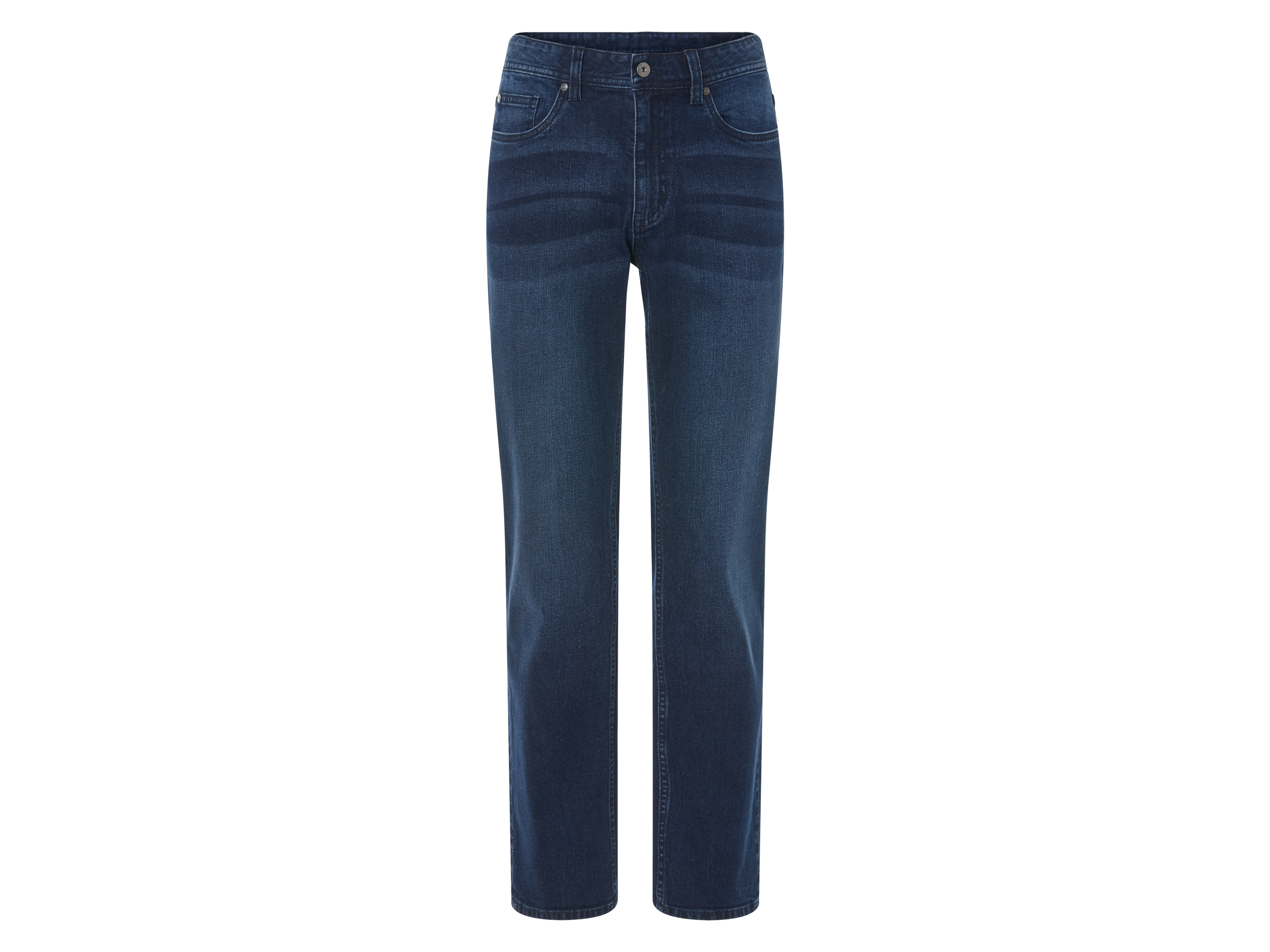 LIVERGY® Jean homme, coupe droite (bleu foncé, 38 (30/32))