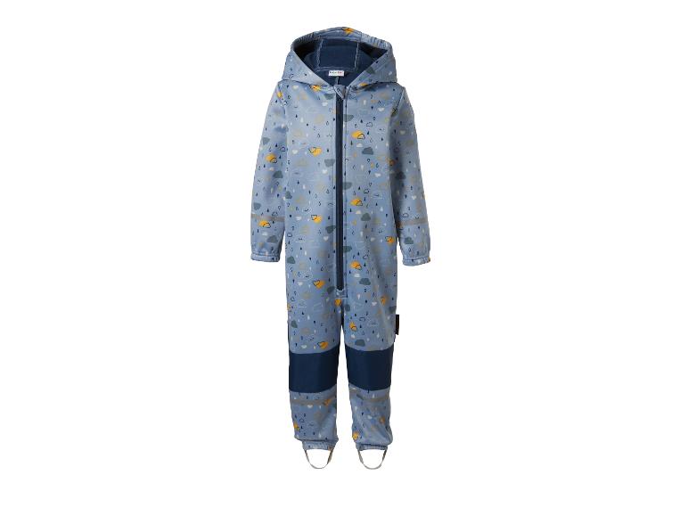 Combinaison de pluie enfant avec motif nuages et gouttes de pluie