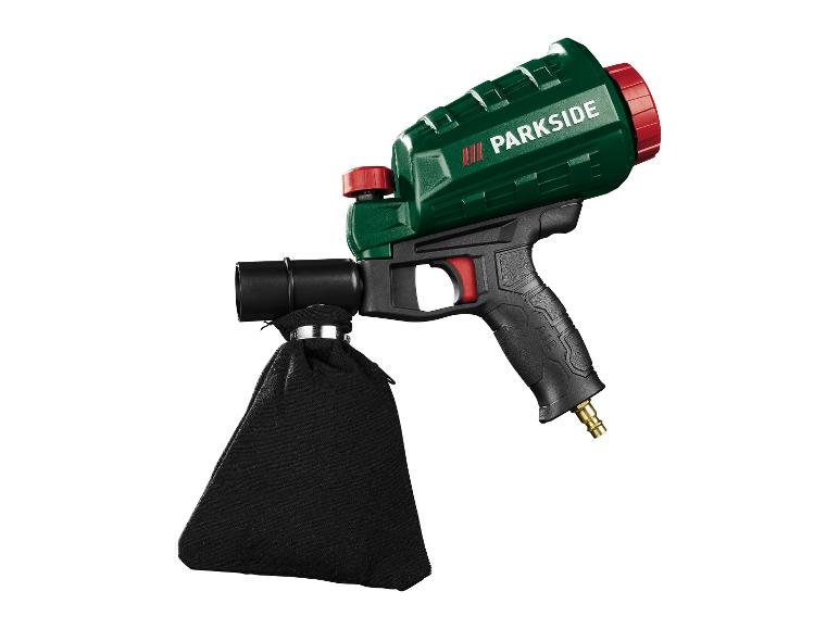 Pistolet de sablage PARKSIDE avec sac de récupération d'abrasif