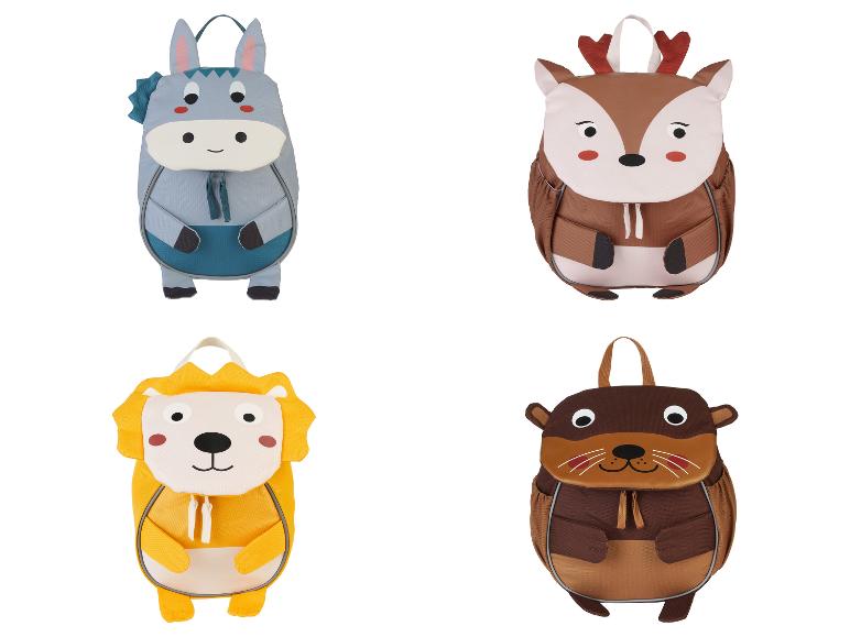 Sacs à dos enfants: âne, renne, lion, loutre.