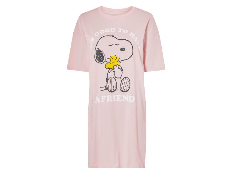 Pyjama rose pâle Peanuts avec Snoopy.