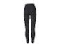 Leggings noirs avec un imprimé zèbre.