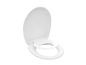 Abattant de WC avec siège enfant intégré.