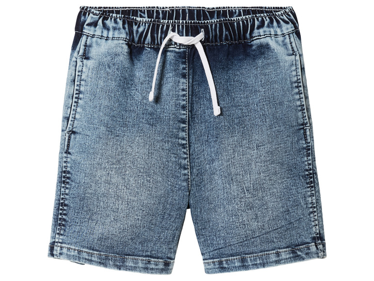 Aller en mode plein écran : Bermuda molletonné en denim enfant - Image 5